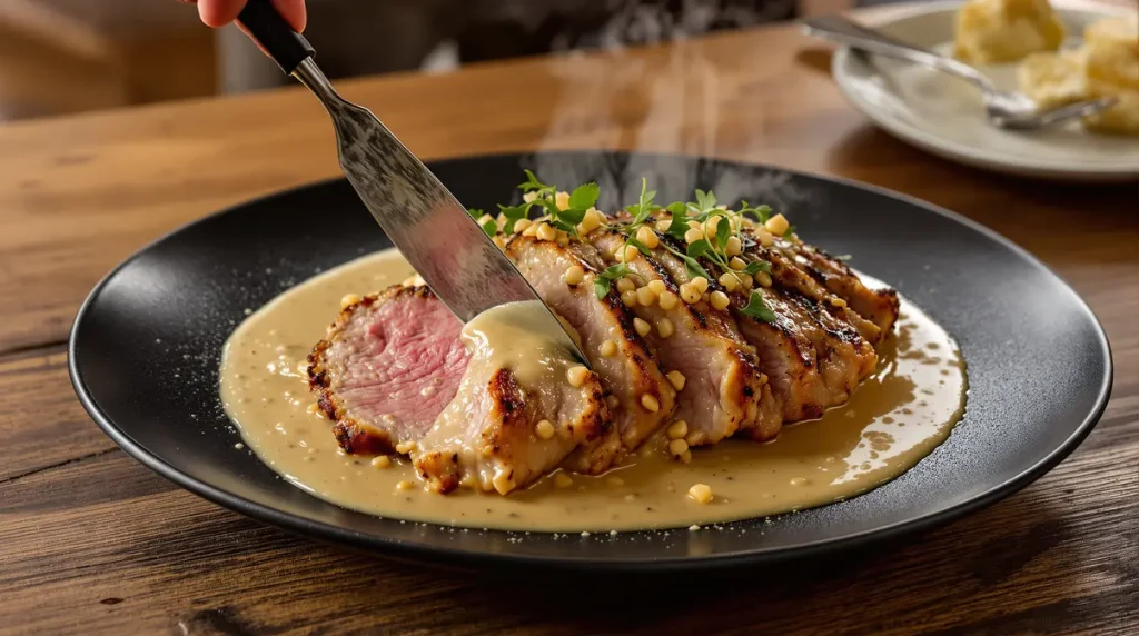 Ce rôti de porc cuit au lait est si fondant qu’on le déguste à la cuillère