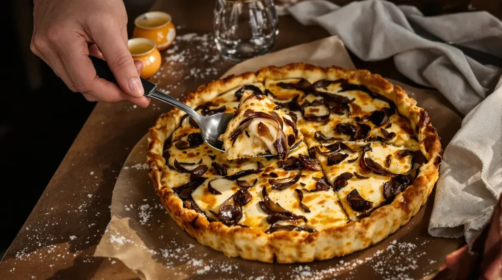 Cette tarte à l’oignon me fait fondre à chaque fois (ma recette ultra simple, fondante et délicieuse)