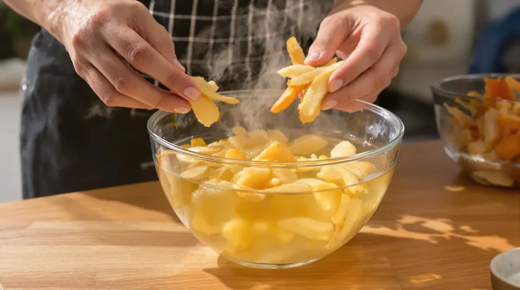 Depuis que je fais ça, mes frites Airfryer sont parfaites : je vous donne l'astuce de l'eau chaude