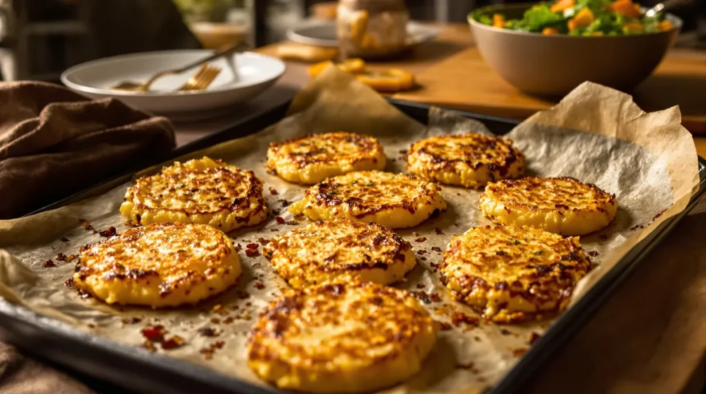 « Je les prépare en moins de 10 minutes pour toute la famille » : ces galettes de pommes de terre crousti-dorées au four, nettement plus légères que des frites !