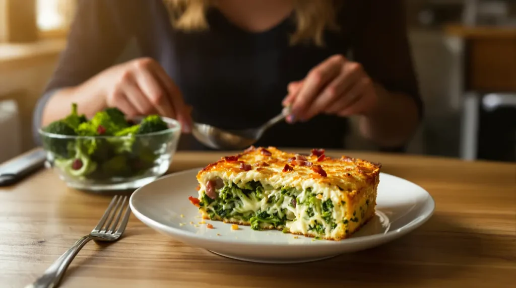 Plus léger qu'une quiche, ce gâteau salé contient moins de 100 calories par part