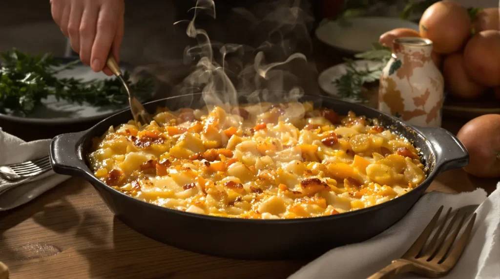 Gratin de pommes de terre, poireaux et carottes : fondant, parfaitement doré et ultra facile à préparer