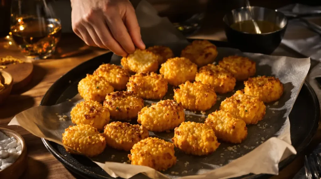 « Je les fais à chaque apéro d’hiver » : des croquettes de chou-fleur dorées au four, légères, ultra savoureuses et prêtes en seulement 30 minutes