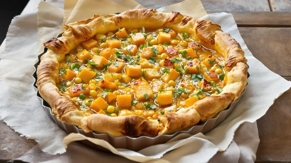 Je ne fais plus de quiche traditionnelle depuis que j'ai testé cette version végane aux légumes d'hiver : crémeuse, facile et irrésistible sans œufs ni crème !