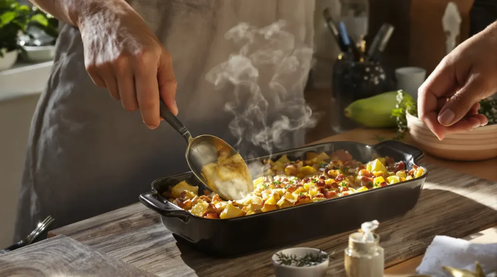 « Je ne fais plus jamais de gratin le soir » : toute ma famille en redemande, ce plat au four à base de courgettes à la place