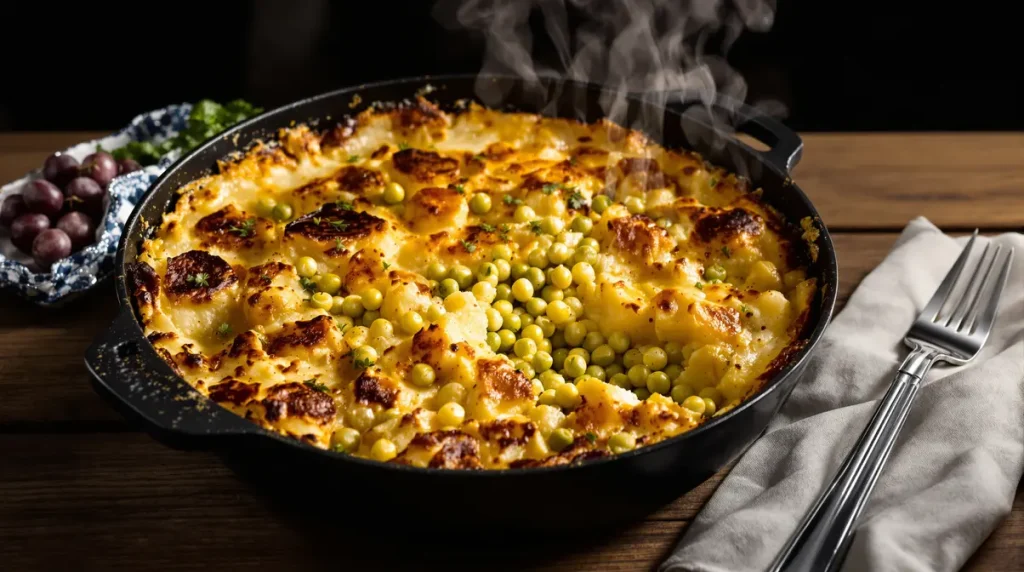 Le secret de ce gratin express : pois cassés, patate douce et zéro prise de tête