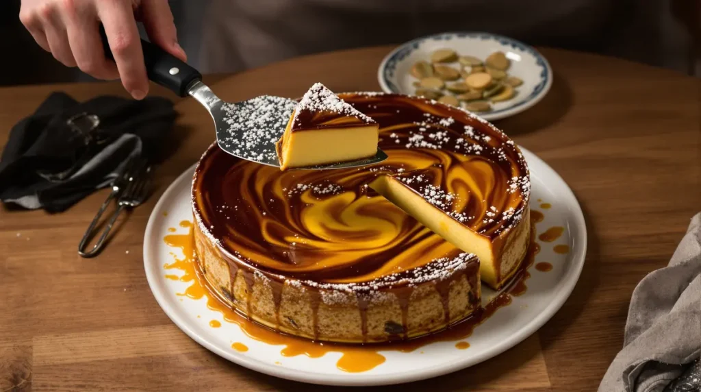« Mon flan pâtissier sans pâte est irrésistible » : léger, fondant et prêt en un rien de temps pour un goûter parfait !