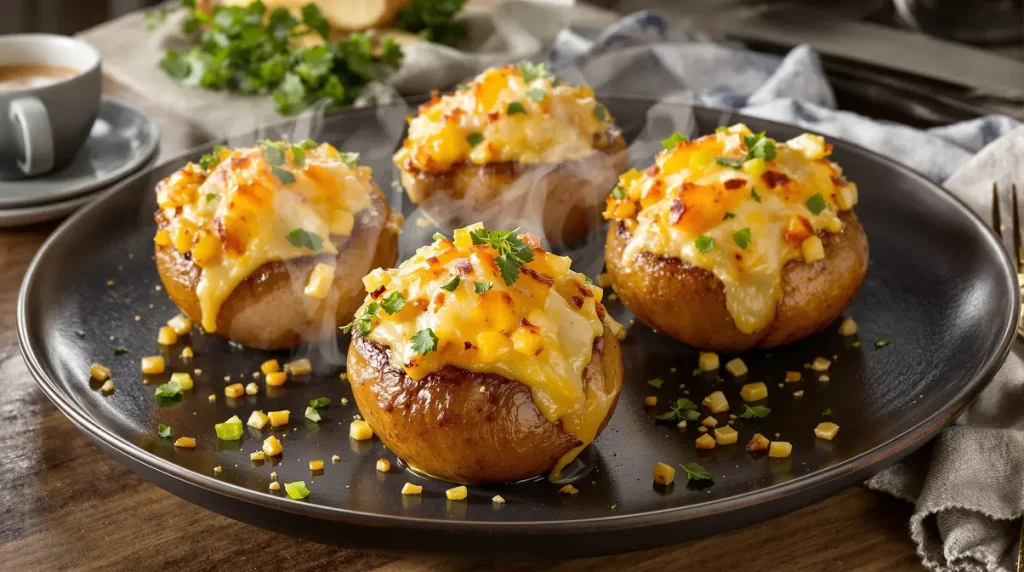 Tout le monde adore ces pommes de terre farcies maison, c'est devenue notre recette préférée du vendredi